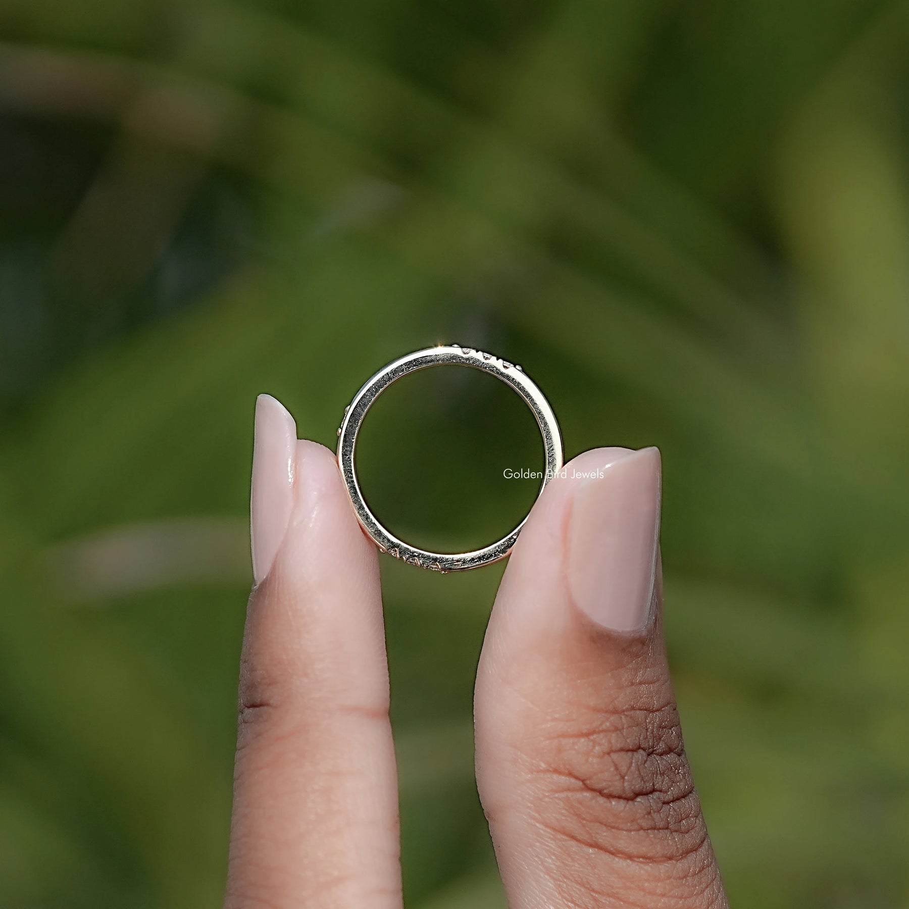 Round Cut Lab Diamond Lacie Eternity Band