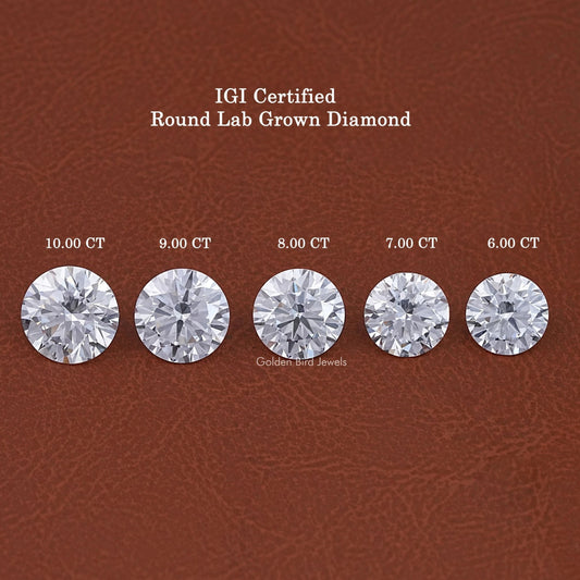 IGI Certified Round Cut Lab Loose Diamond
