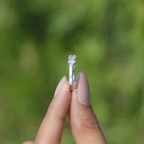 Lab Grown Diamond Oval Seven Stone Wedding Band