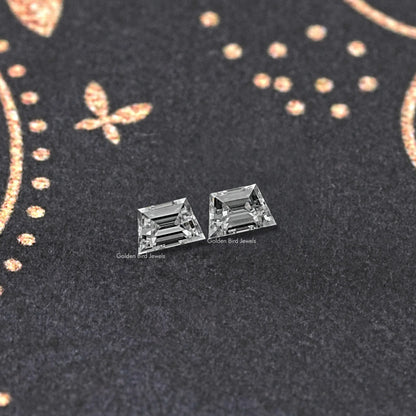 Step Cut Trapezoid Lab Diamond Matching Pair