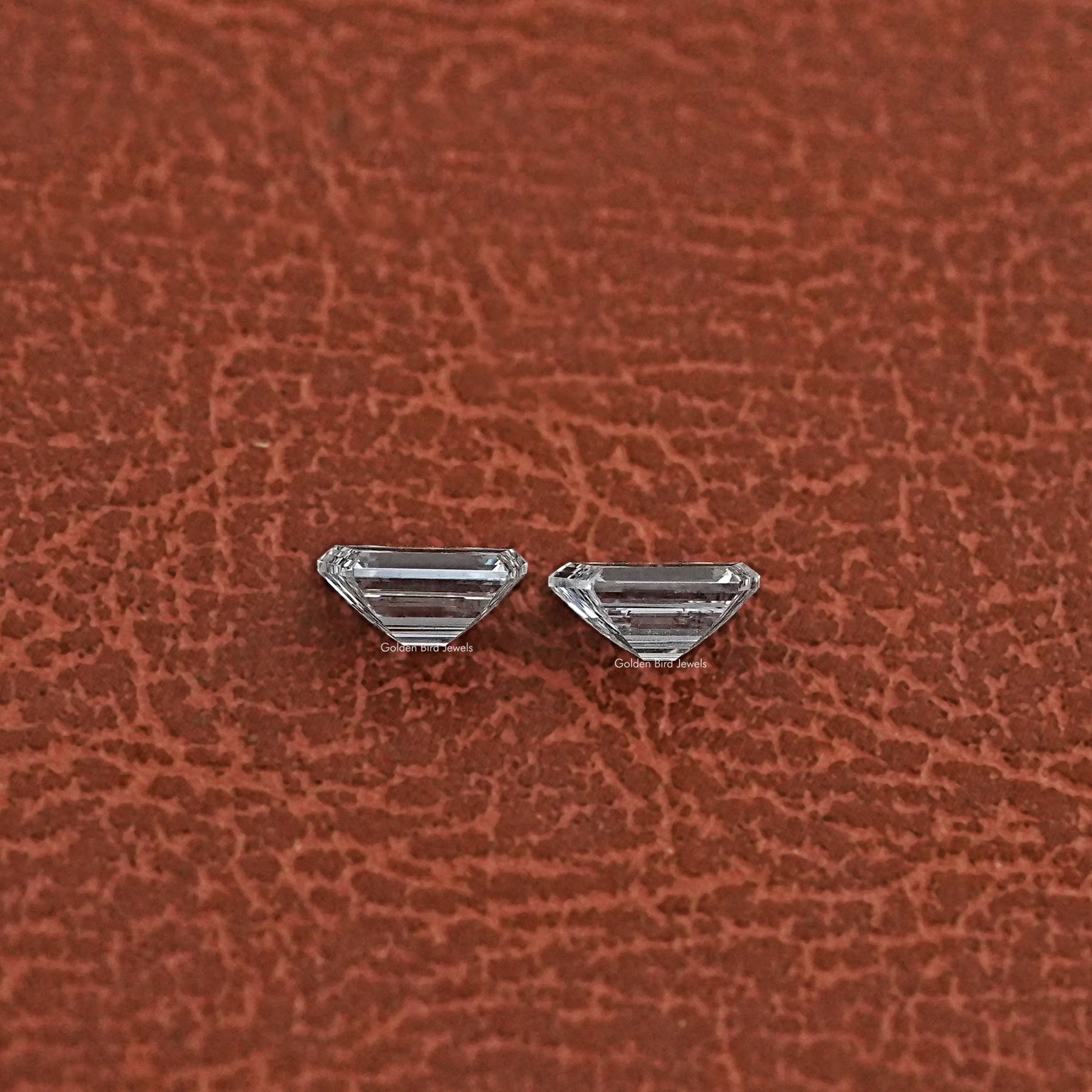 [Trapezoid Shaped Matching Pair]-[Golden Bird Jewels]