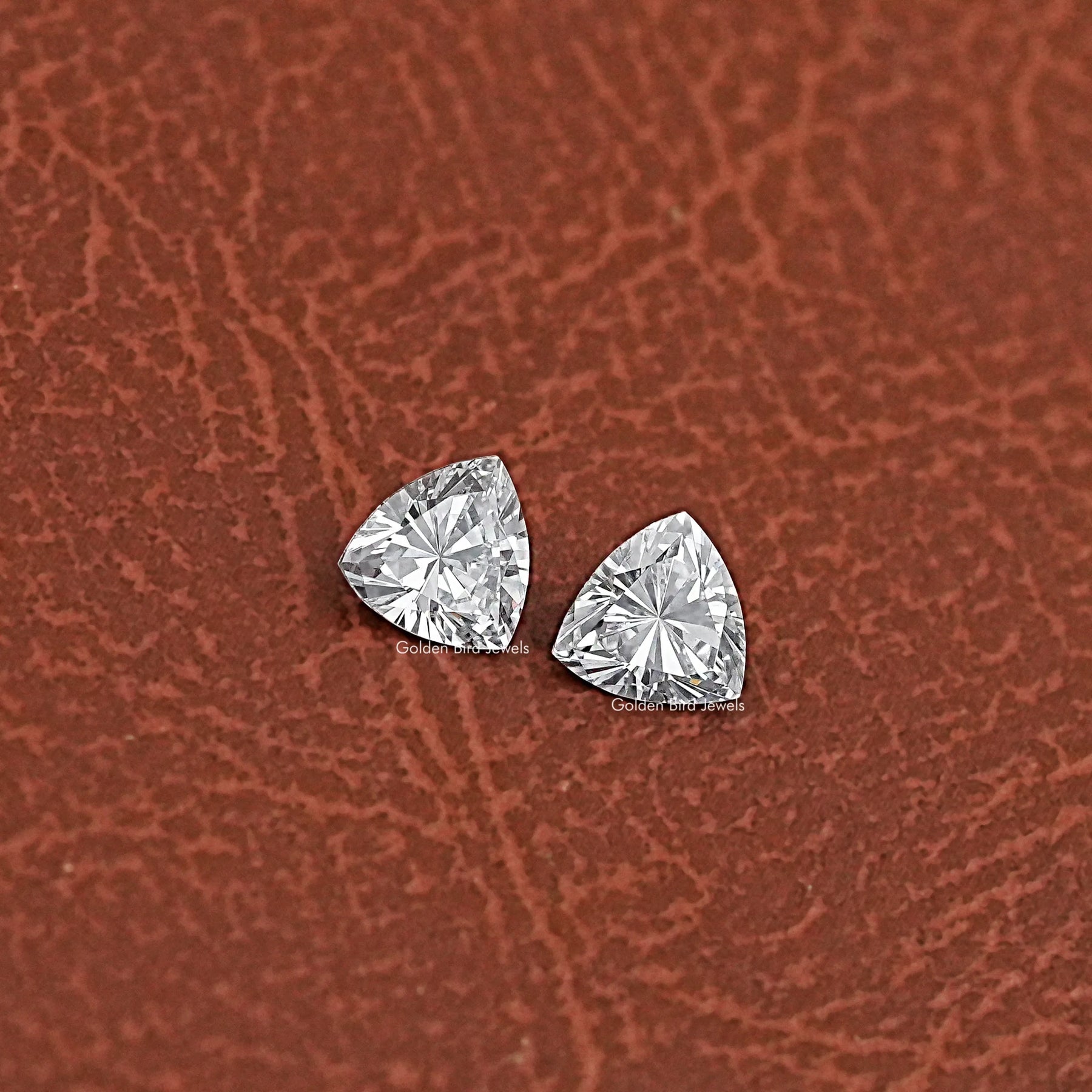 Loose Trillion Cut  Lab Grown Diamond Pair