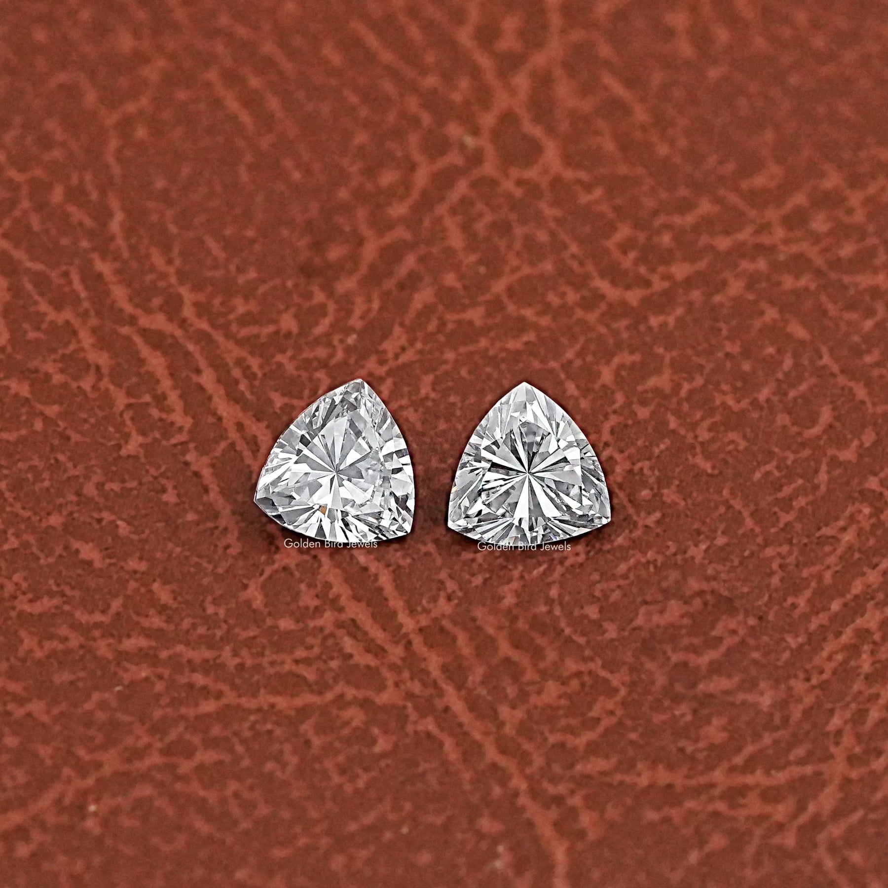 Loose Trillion Cut  Lab Grown Diamond Pair