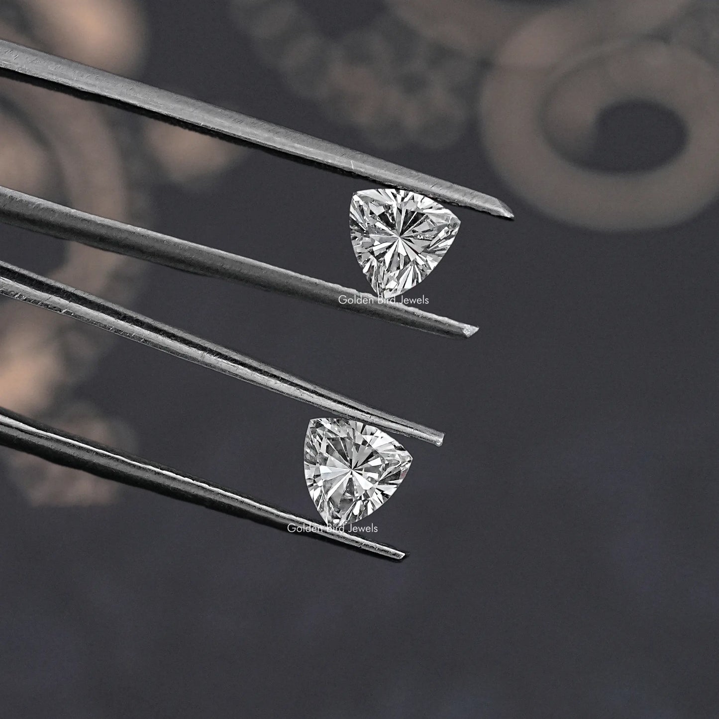 Loose Trillion Cut  Lab Grown Diamond Pair