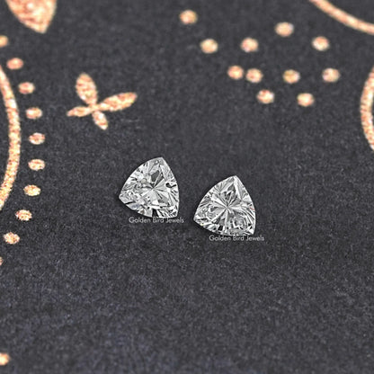 Loose Trillion Cut  Lab Grown Diamond Pair