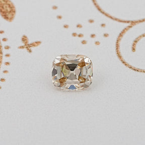 Yellow Old Mine Cushion Cut Loose Stone