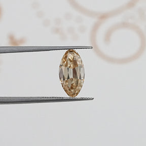 Yellow Old Mine Moval Loose Moissanite