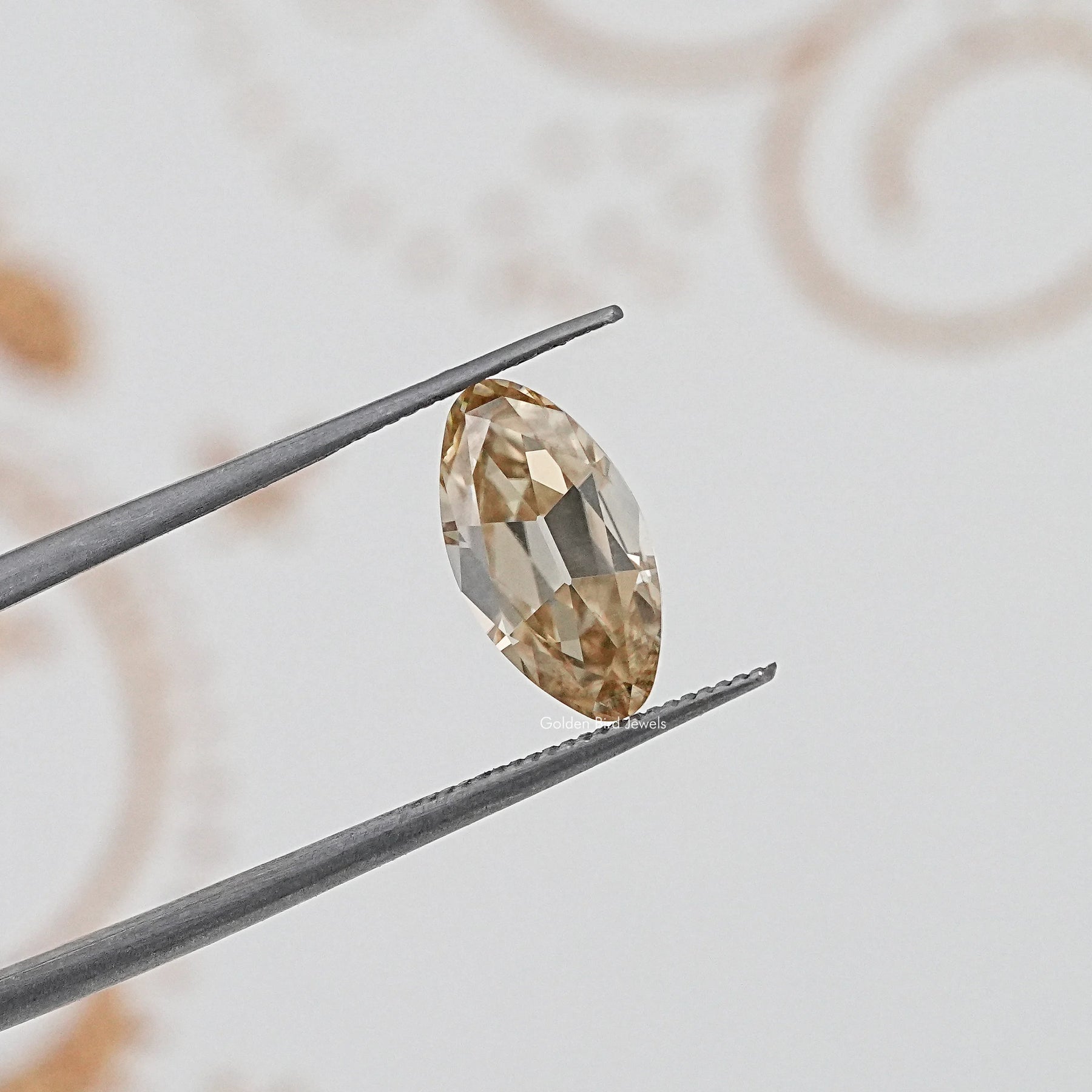 Yellow Old Mine Moval Loose Moissanite