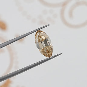 Yellow Old Mine Moval Loose Moissanite