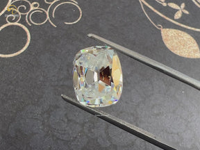 Colorless Old Mine Cushion Loose Moissanite Stone