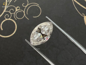 Near Colorless Old Mine Moval Loose Moissanite