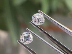 1,30 Karat Old Mine Cut Kissen Moissanit lose Steine
