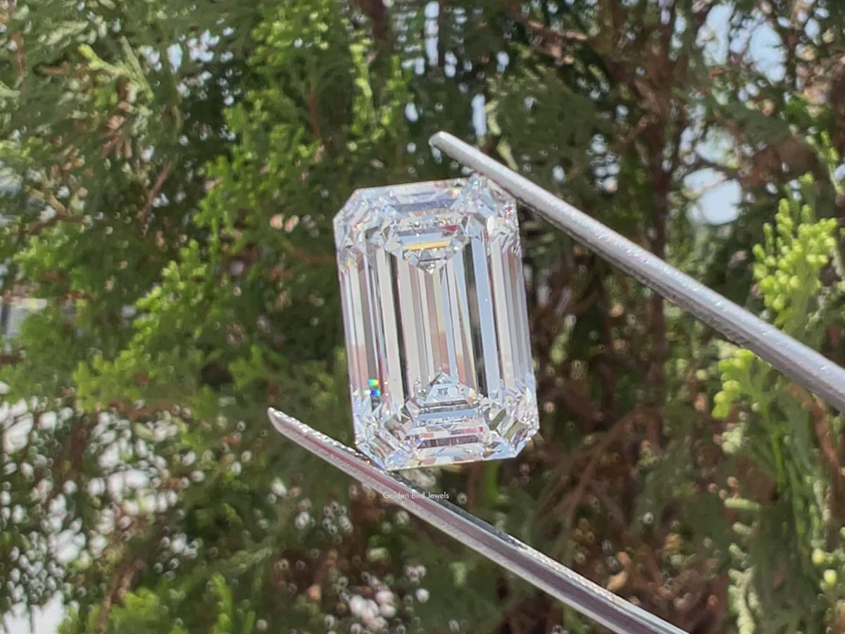 IGI Certified Emerald Cut Loose Lab Diamond
