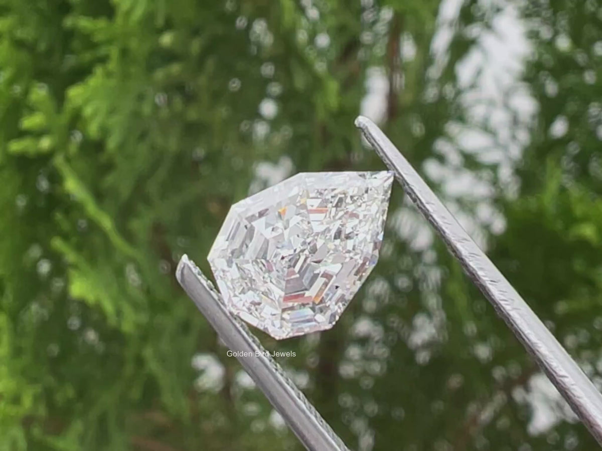 Step Cut Pear Loose Lab Diamond