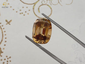 Champagne Old Mine Cut Cushion Loose Moissanite