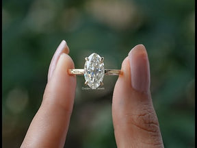 YouTube Video Of Old Mine Marquise Moissanite Solitaire Ring