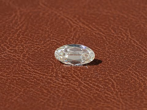Old Mine Moval Cut Loose Moissanite