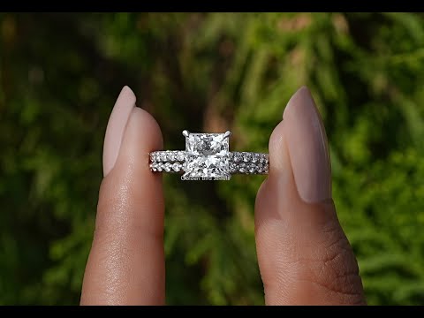 Princess Cut Lab Grown Diamond Ring