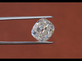 [YouTube Video Of Old Mine Cushion Cut Loose Moissanite]-[Golden Bird Jewels]