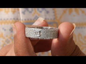 [YouTube Video Of Round Cut Lab Grown Diamond Eternity Band]-[Golden Bird Jewels]