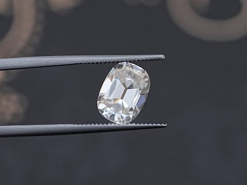 You tube Video Of Old Mine Cushion Cut Moissanite Loose Stone