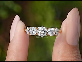 YouTube Video Of Round Cut Lab Diamond Accent Ring