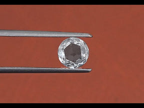 You tube videao of Rose Cut Round Lab Grown Loose Diamond