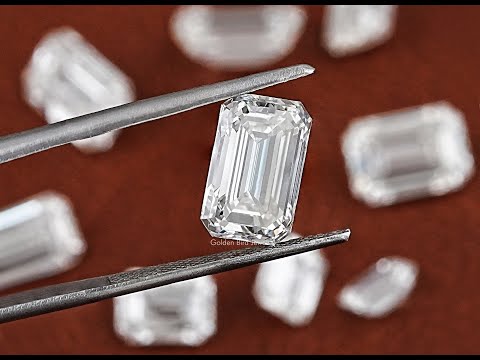 Emerald Cut Lab Grown Loose Diamond