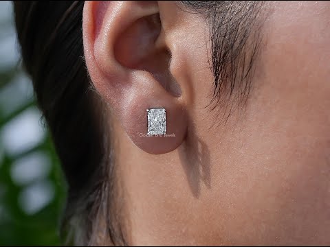 [YouTube Video Of Lab Grown Diamond Stud Earrings]-[Golden Bird Jewels]