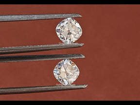 [YouTube Video Of Old Mine Cushion Cut Loose Moissanite]-[Golden Bird Jewels]