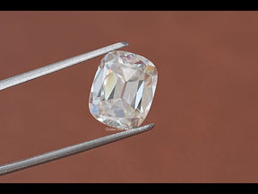 [YouTube Video Of Cushion Cut Loose Moissanite Stone]-[Golden Bird Jewels]