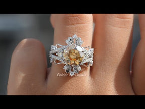 [YouTube Video Of Old European Round Cut Moissanite Ring]-[Golden Bird Jewels]