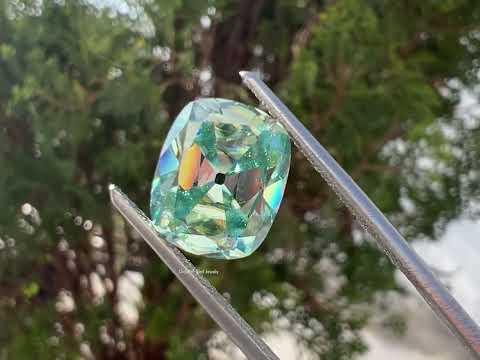 Old Mine Cushion Cut Moissanite Loose Stone