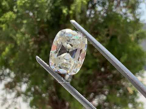 You tube Video Of Old mine Cushion Cut Loose Moissanite 