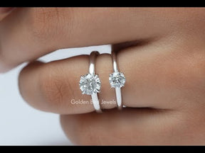 YouTube Video Of Round Cut Diamond Solitaire Engagement Ring