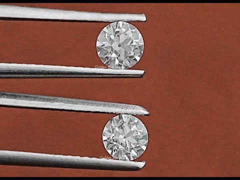 Old European Round Diamond Matching Pair