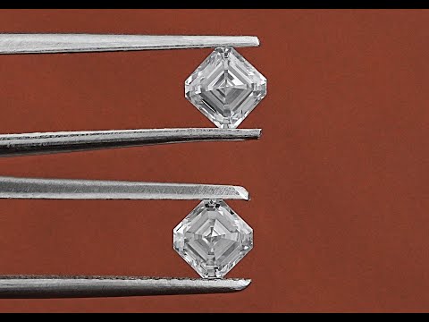 Asscher Cut Lab Grown Diamond Pair