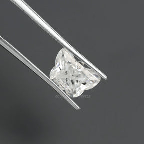 in tweezer excellent look of vintage shape butterfly cut moissanite loose stone