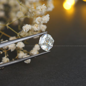 [Moissanite Step Cut Cushion Cut Loose]-[Golden Bird Jewels]