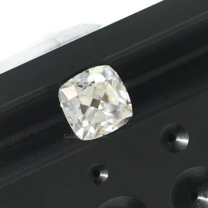 Detailed view of Cushion Shape Moissanite Stone