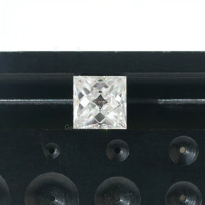 Top view of Moissanite French Cut Loose Stone