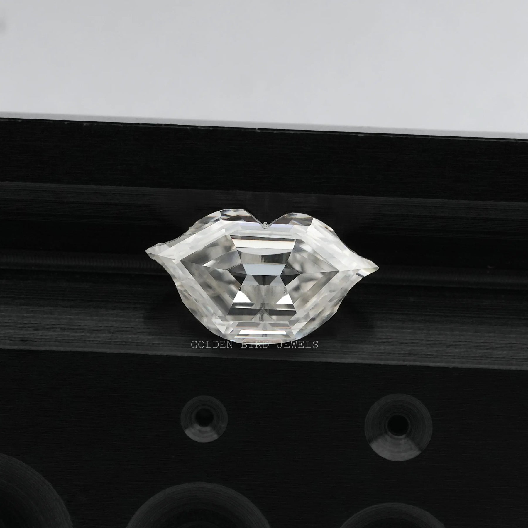 Antique Colorless Lips Cut Loose Moissanite Diamond