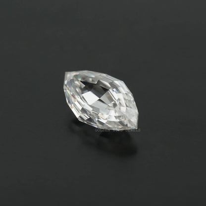 Side View Of Colorless Marquise Cut Loose Stone