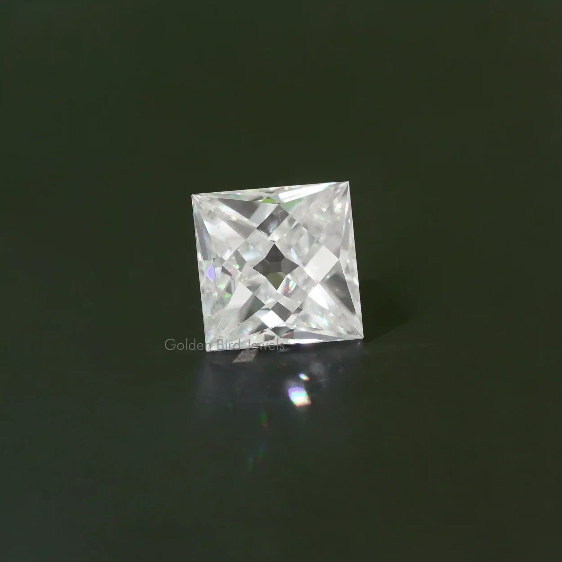 Colorless French Cut Loose Moissanite
