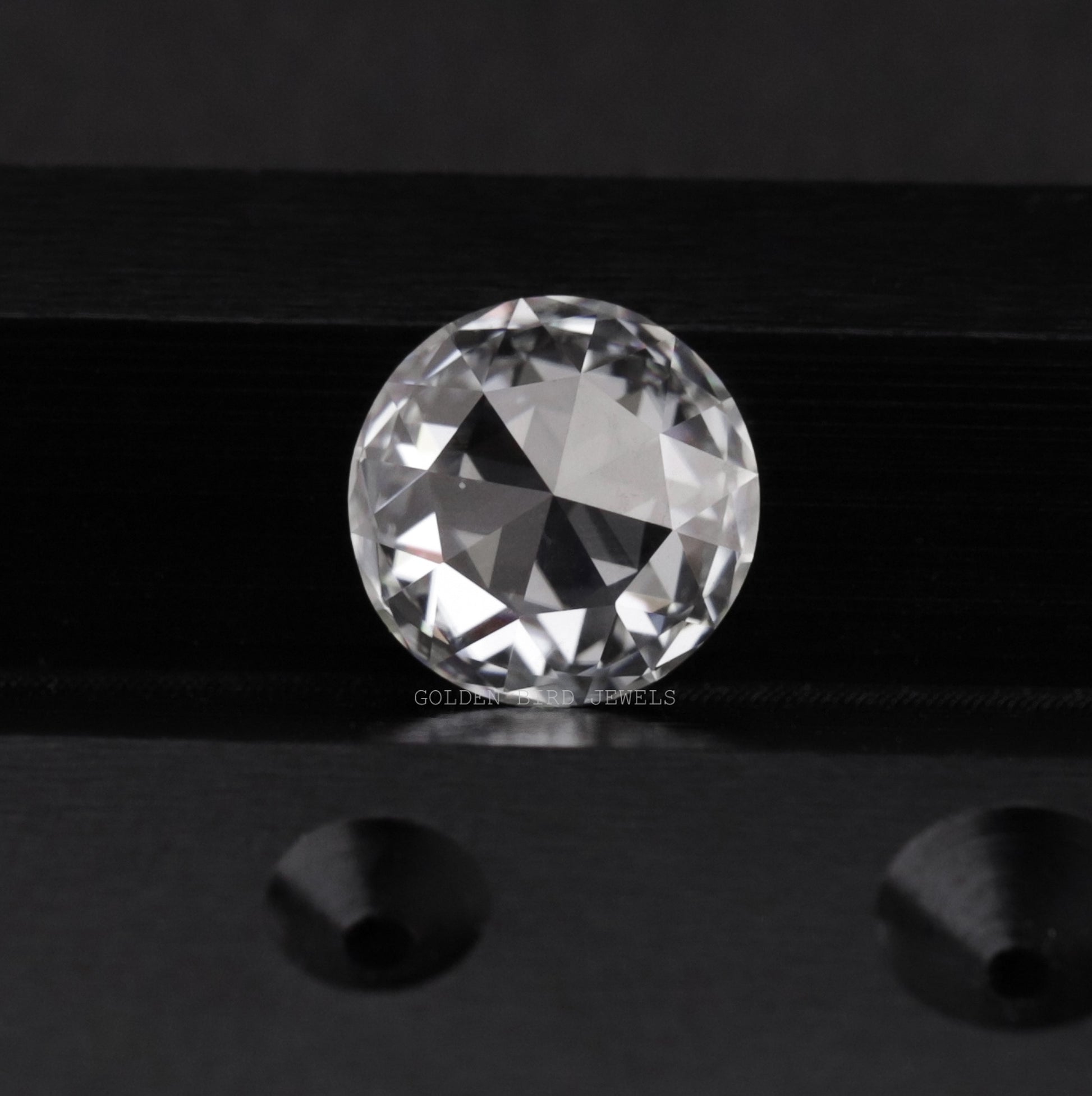 View Of Colorless Round Cut Loose Moissanite