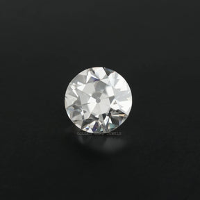 3.28 carat colorleaa with vvs clarity old european round cut moissanite diamond